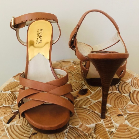 Michael Kors Shoes - Michael Kors Brown/Tan Heels